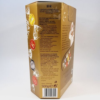 Шоколадные конфеты Lindt Lindor ассорти 500 г (Из Финляндии)