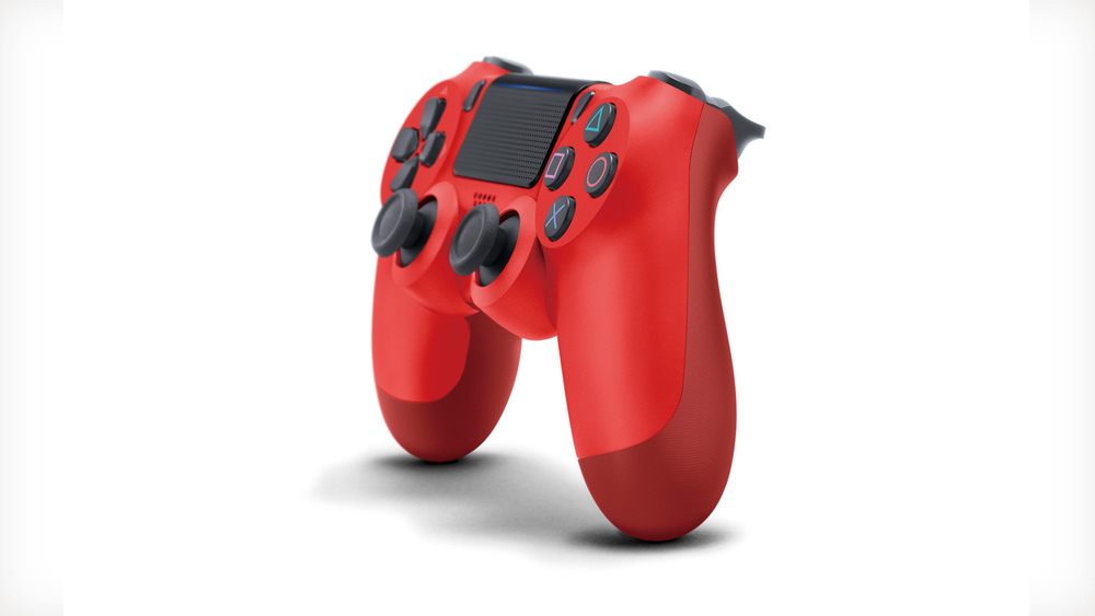 Беспроводной геймпад DualShock 4 для PS4 (красная магма, 2ое поколение, China)