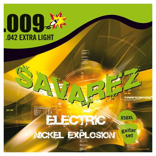 Savarez X50XL струны для электрогитары 9-42, никелевое покрытие