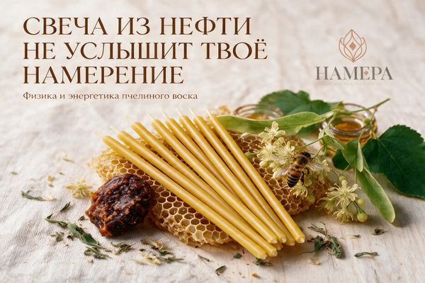 Почему пчелиный воск имеет значение: гид по свечам НАМЕРА Почему пчелиный воск имеет значение: гид по свечам НАМЕРА
