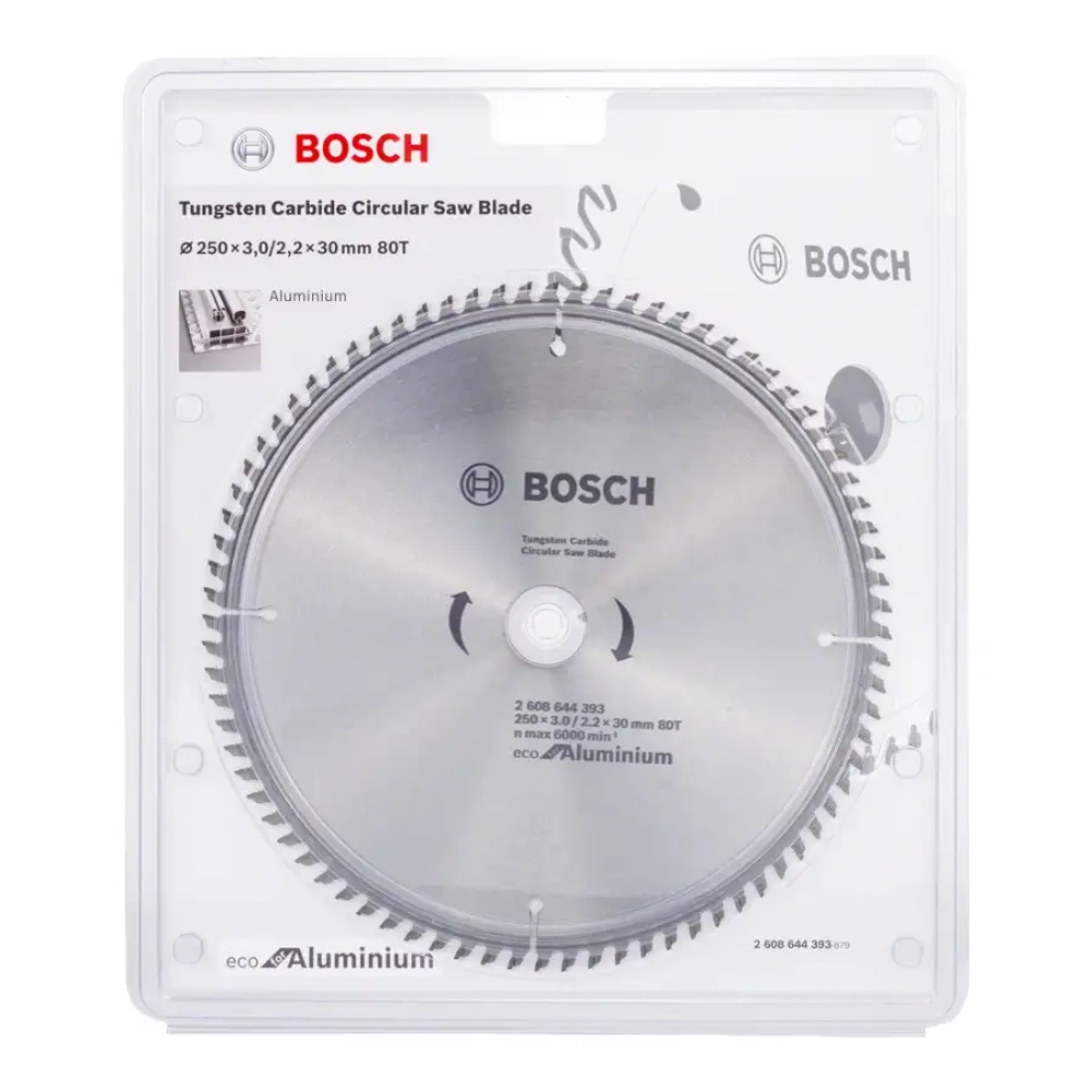 Пильный диск 250х30 мм 80T ECO ALU/MULTI BOSCH 2608644393
