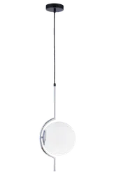 Светильник подвесной NewRgy 3967MDM/1M CR CHROME+WH, 40 Вт, хромированный
