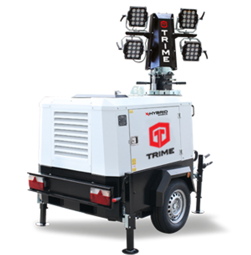 TRIME X-HYBRID MOBILE 4X150W LED 9M Гибридная осветительная мачта