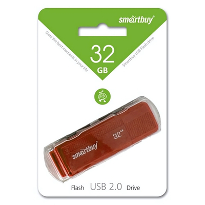 Флеш-накопитель 32 Gb Smartbuy Dock Red