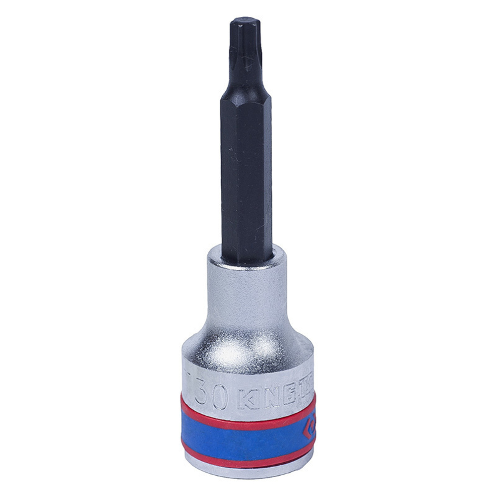 KING TONY (403330) Насадка (бита) торцевая 1/2", L = 80 мм, TORX, T30