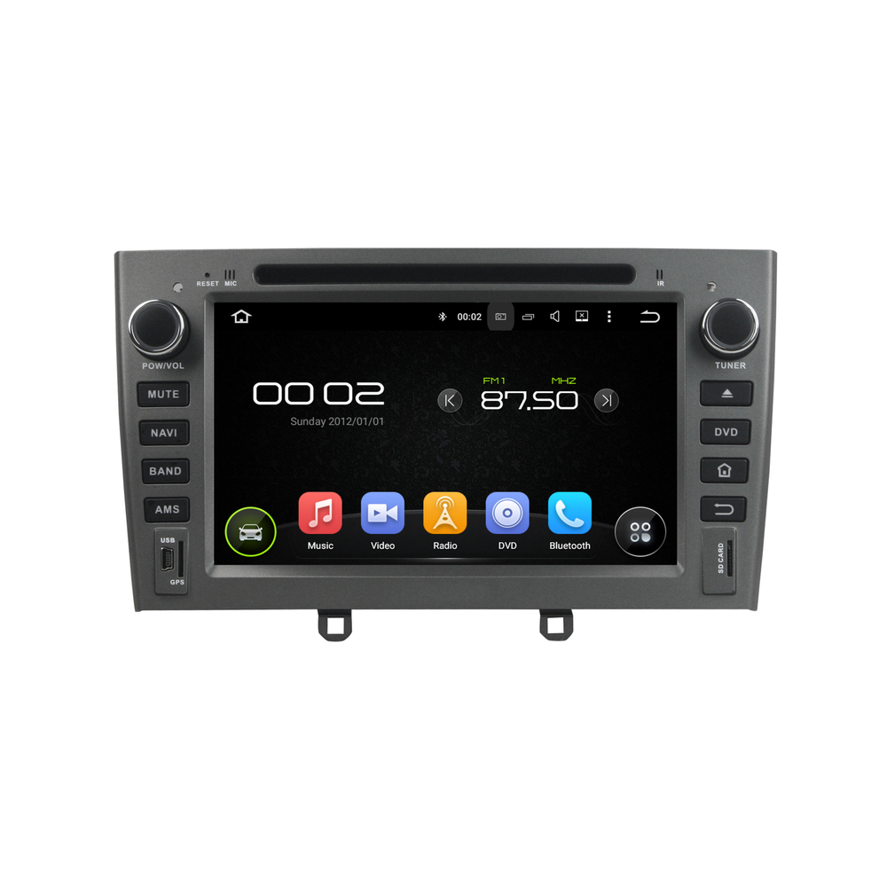 Установочный комплект для PEUGEOT 408 2012+, 308 2008-2014, RCZ 2010-2015 серый  KUBERG KD-7604g-P5