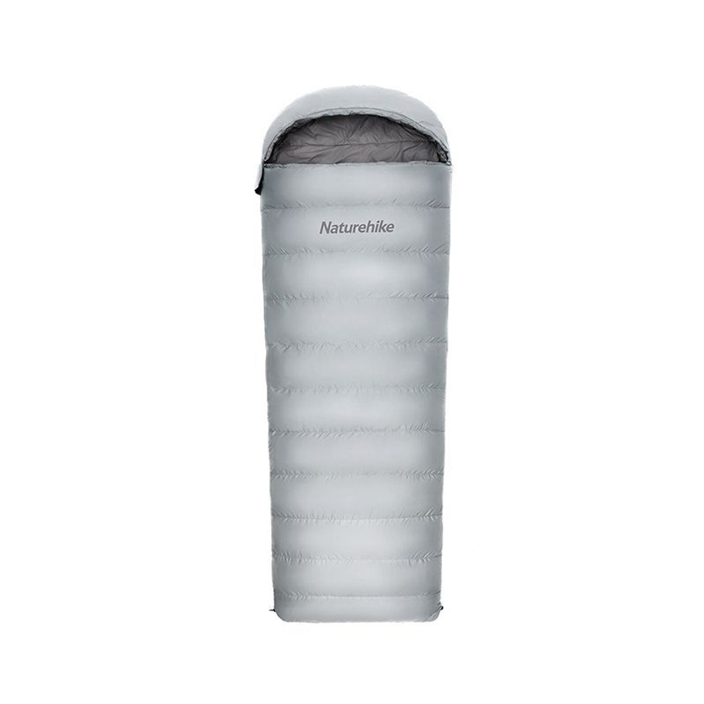 Спальный мешок ультралегкий Naturehike RM40 Series Утиный пух серый Size L, 6927595707173