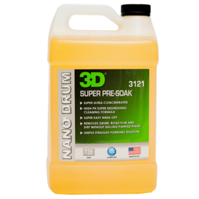 3D Super Pre Soak шампунь-обезжириватель для предварительной мойки автомобиля 3,785л
