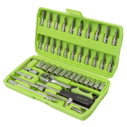 Набор инструмента 46пр. 1/4''(6-гран.)(4-14мм) ForsLine FL-2462-5