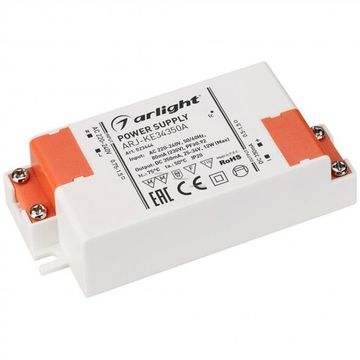 Блок питания для светодиодной ленты 12W 350mA PFC IP20 023444 ARJ-KE34350A Arlight