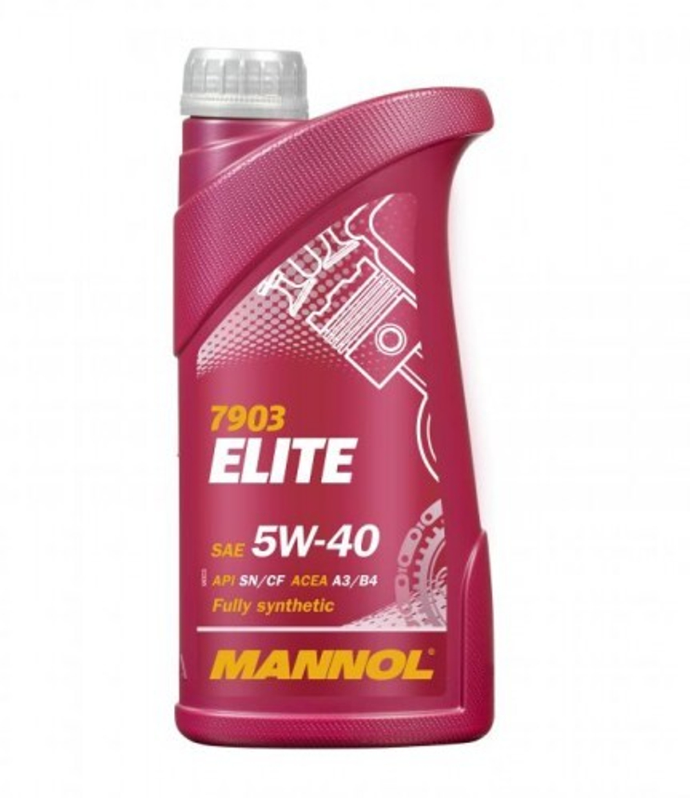 MANNOL 7903 Elite 5W-40 SN/CF Масло моторное, 1л (п. канистра)