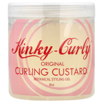 Kinky-Curly, Original Curling Custard™, растительный гель для укладки волос, 226 г (8 унций)