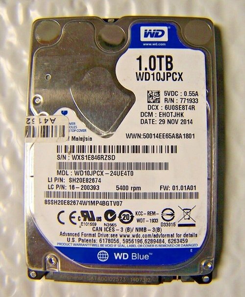 WD10JPCX 24UE4T0