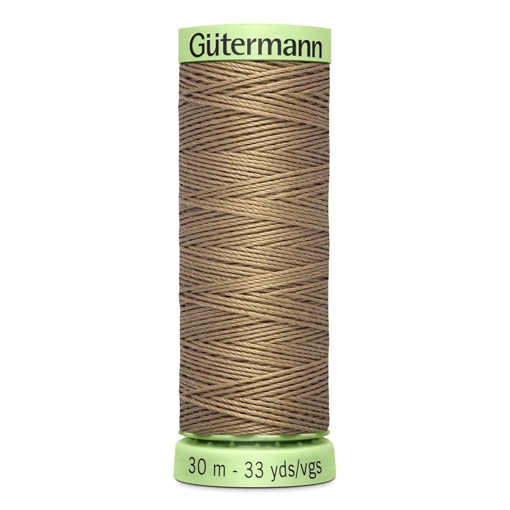 Нитки отделочные Gutermann Top Stitch 30 (30 метров), 5 кат. | 868 неотбеленный шелк