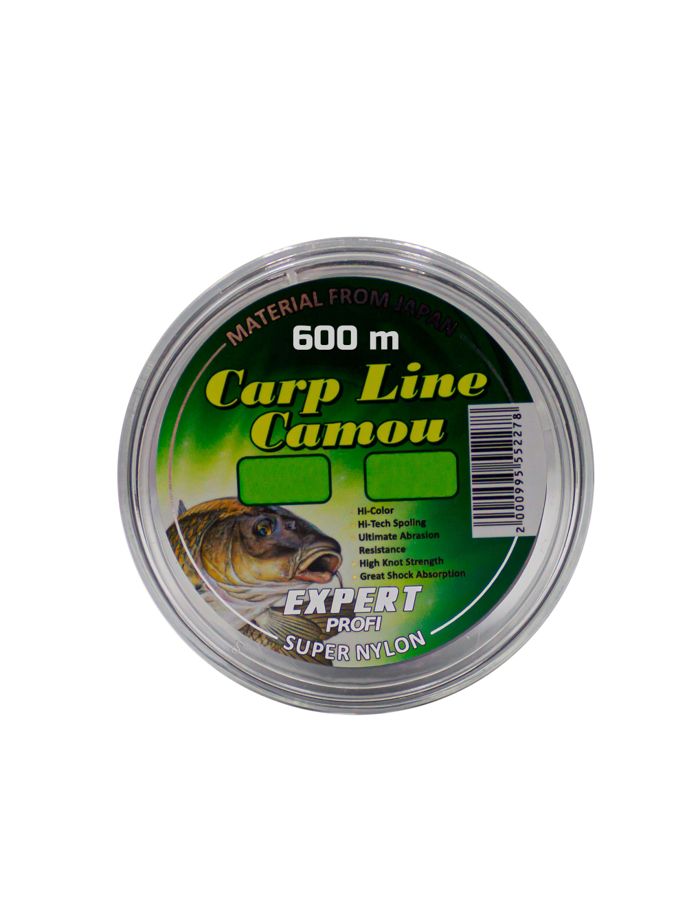 Рыболовная леска Expert Profi Carp Line Camou 600м 0.28мм - 11.2кг
