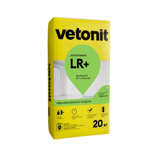 Шпаклевка финишная полимерная Vetonit LR+ 20кг