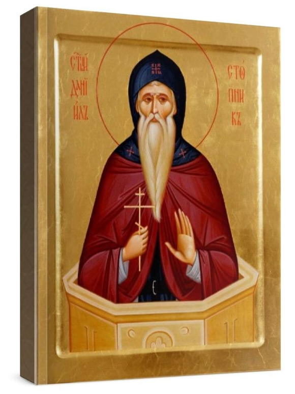 Даниил Столпник (рукописная икона)