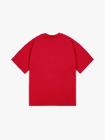 Футболка оверсайз (красный) 230 г