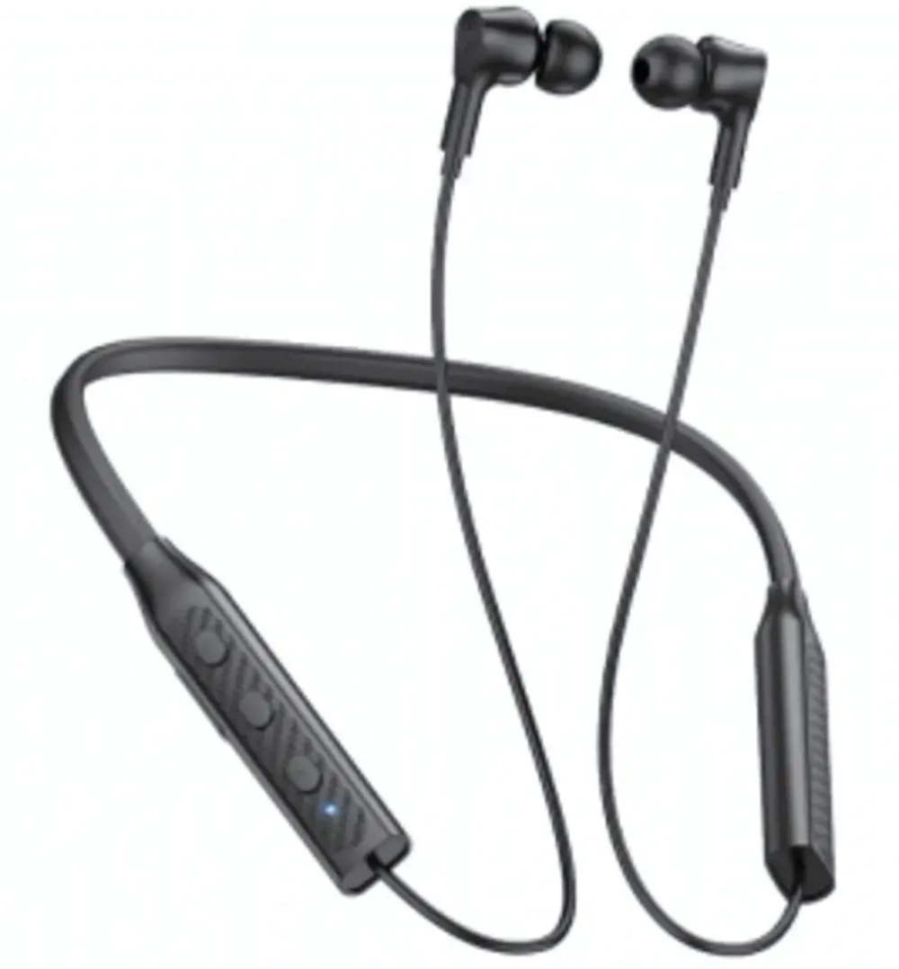 Bluetooth - гарнитура Borofone BE59, вакуумные, BT5.3, 200mAh Black