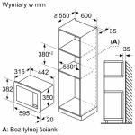 Встраиваемая микроволновая печь Bosch BEL 623MB3