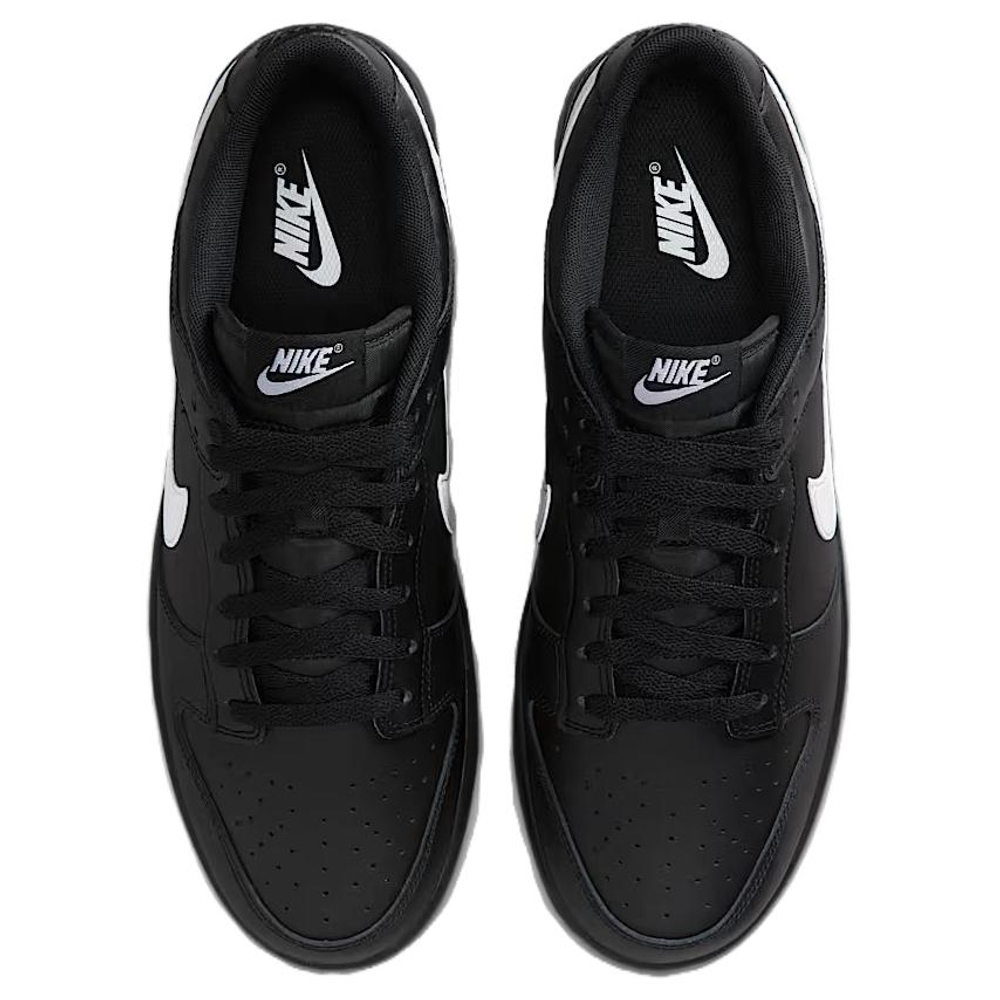 Nike Dunk Leather Low top Skateboard Shoes Men's Black