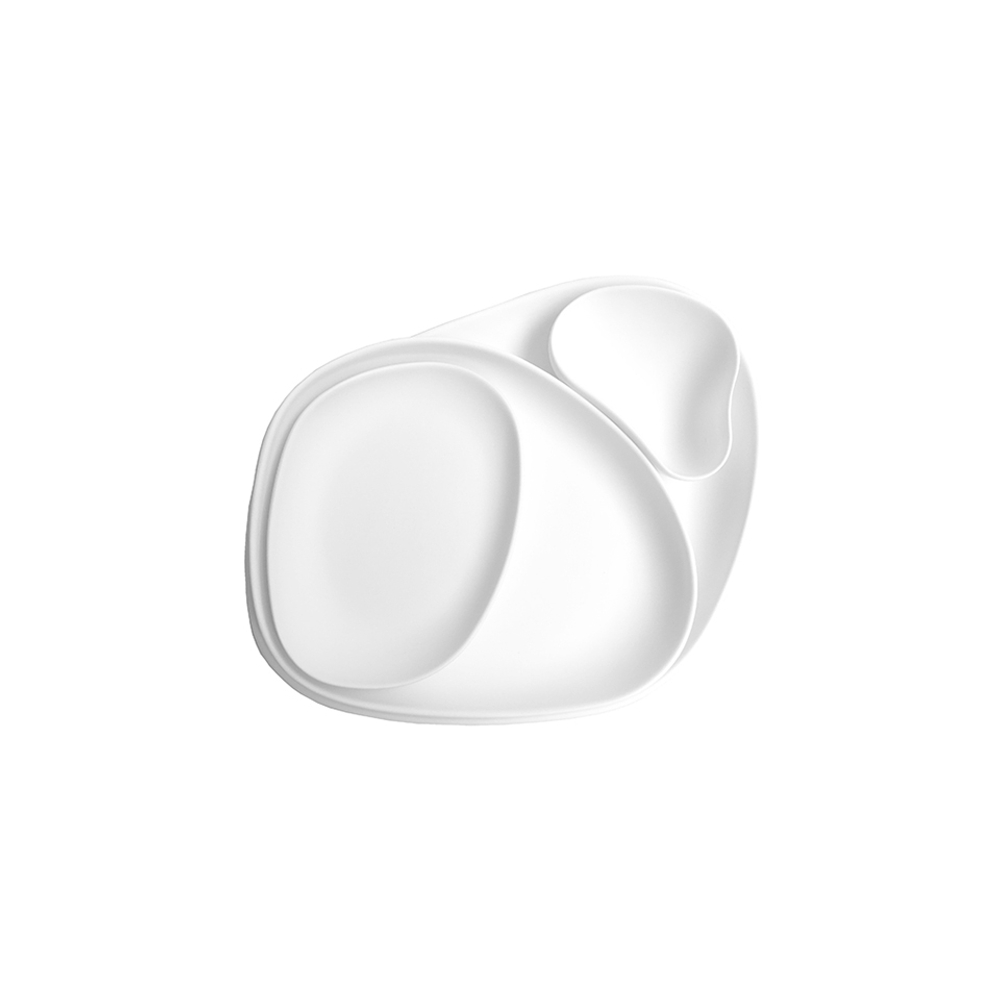 Набор из 4 тарелок Cookplay Yayoi matt white 11015C