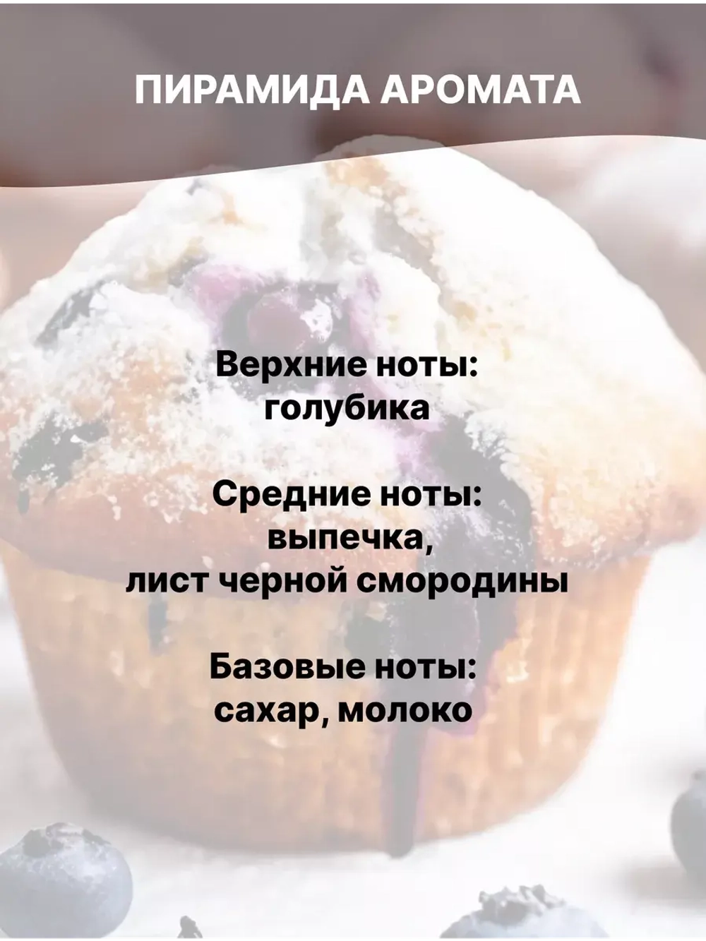 Отдушка Маффин с голубикой 50 гр