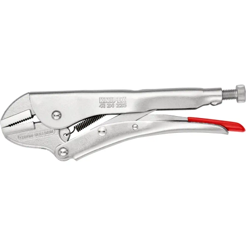Клещи зажимные никелирование 225 мм Knipex 41 24 225