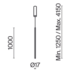 Подвесной светильник Maytoni MOD246PL-L24BK1