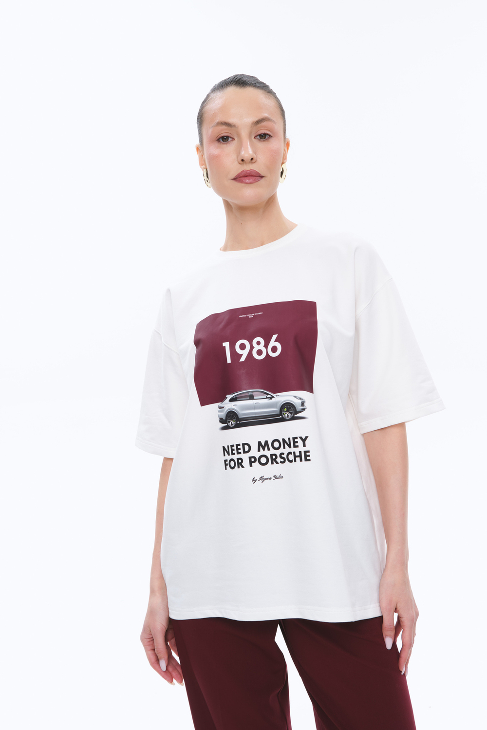 Футболка "1986" | Молочный