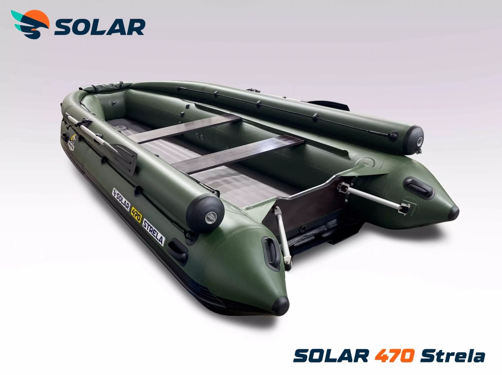 Лодка надувная моторная solar-470 strela jet tunnel (expedition)