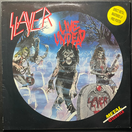 Slayer ‎– Live Undead (Англия 1988г.) 12", 45 RPM