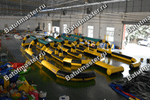 Надувная гоночная трасса «Шустрые колёса» для электрокаров, 18×11×3 м