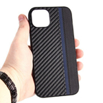 Чехол для iPhone 13 карбоновый , 012465 Красный