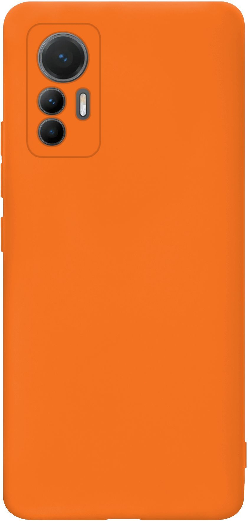 Мягкий Soft Touch чехол из силикона для XIAOMI 12 LITE (не REDMI NOTE!) с бархатной подкладкой