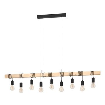 Подвесной светильник 9*E27 44099 черный/коричневый TOWNSHEND Eglo