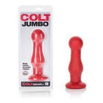 Большой красный анальный стимулятор Jumbo (Цвет: красный)