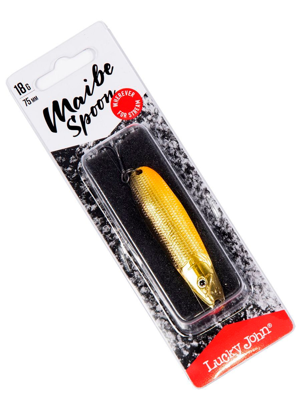 Блесна колеблющаяся Lucky John MAIBE SPOON длина 65мм/13.0г 010
