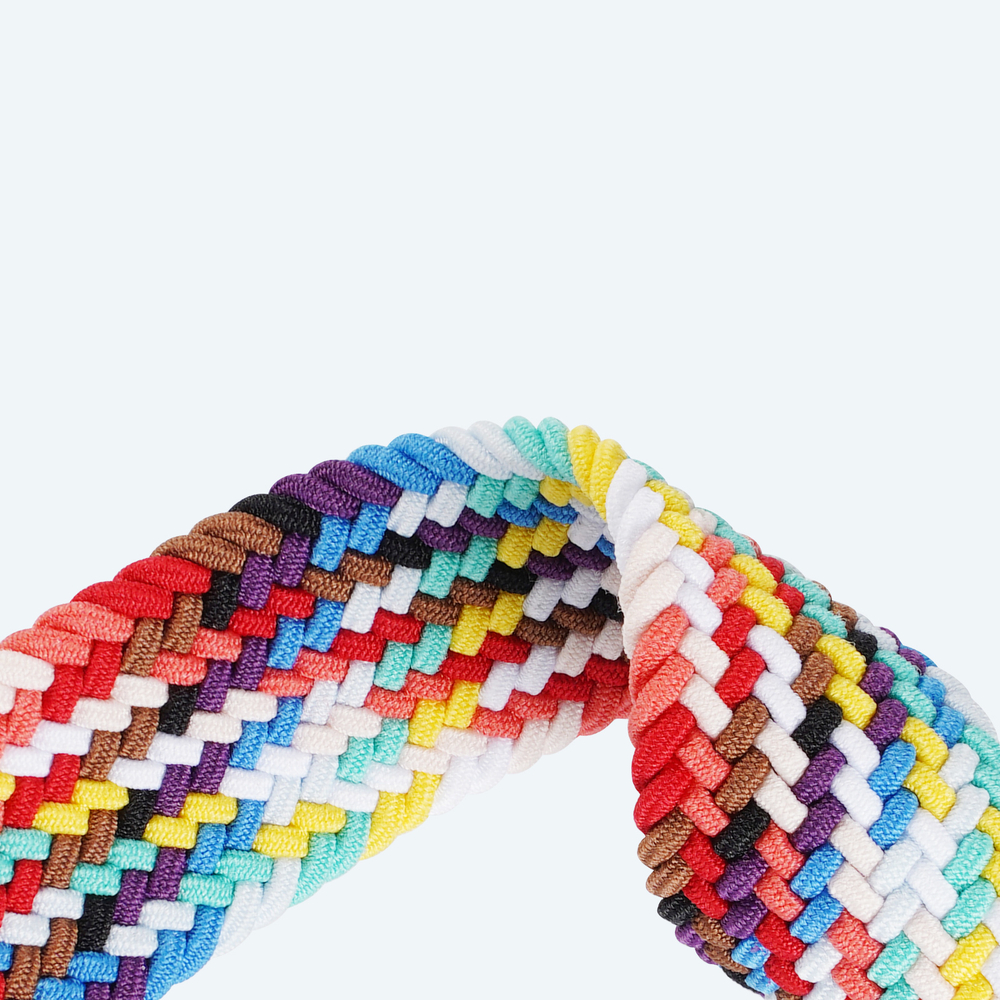 Эластичный ремешок разноцветный (Rainbow) от Dux Ducis для смарт часов Apple Watch размером 42, 44, 45, 46, 49MM, серия Strap (Mixture Pro Series)