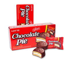Печенье ЛОТТЕ Чоклэт Пай (LOTTE CHOCOLATE PIE) х/к 168 гр  (28 гр Х6)