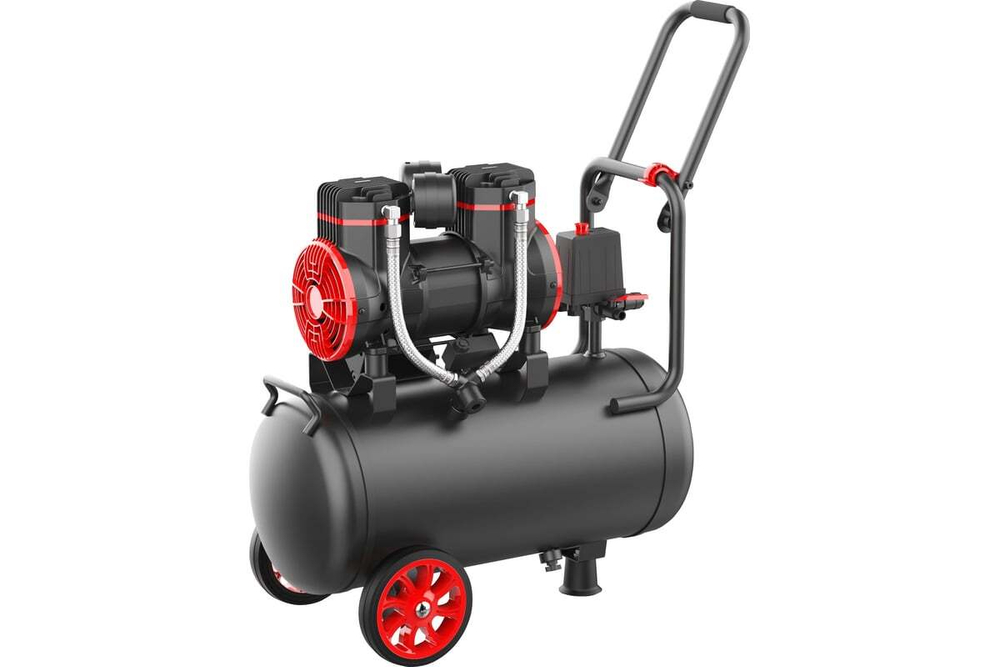 Компрессор безмасляный малошумный Elitech ACF 300-24S 204539