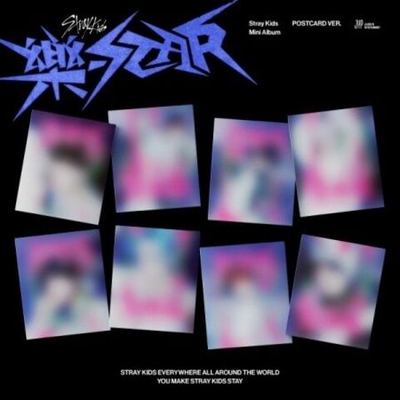 Альбом STRAY KIDS - ROCK-STAR Mini Album POSTCARD Version RANDOM Cover