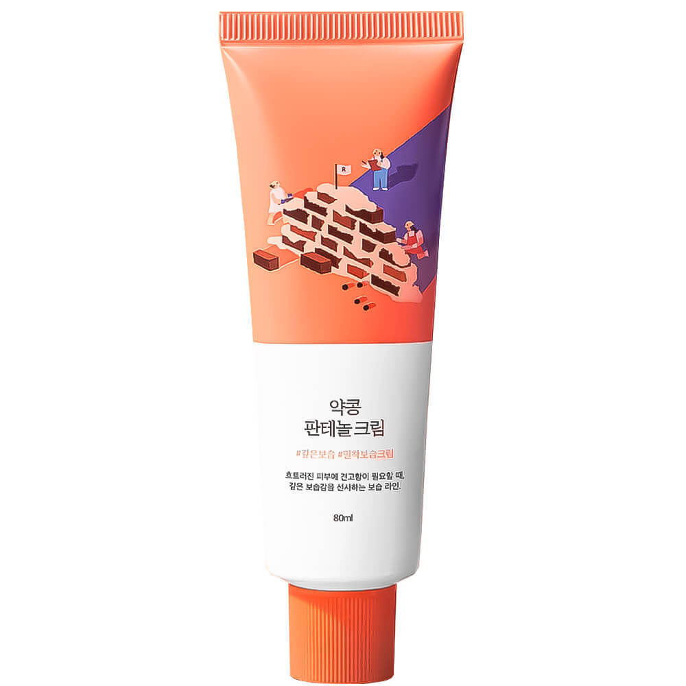 Барьерный крем с чёрной соей и пантенолом Round Lab Soybean Panthenol Cream 80 мл.