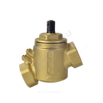 Клапан балансировочный автомат латунь R206A Ду 32 G1 1/4" A Ру25 ВР 0.5364 - 5.832 м3/ч без ниппелей Giacomini R206AY016