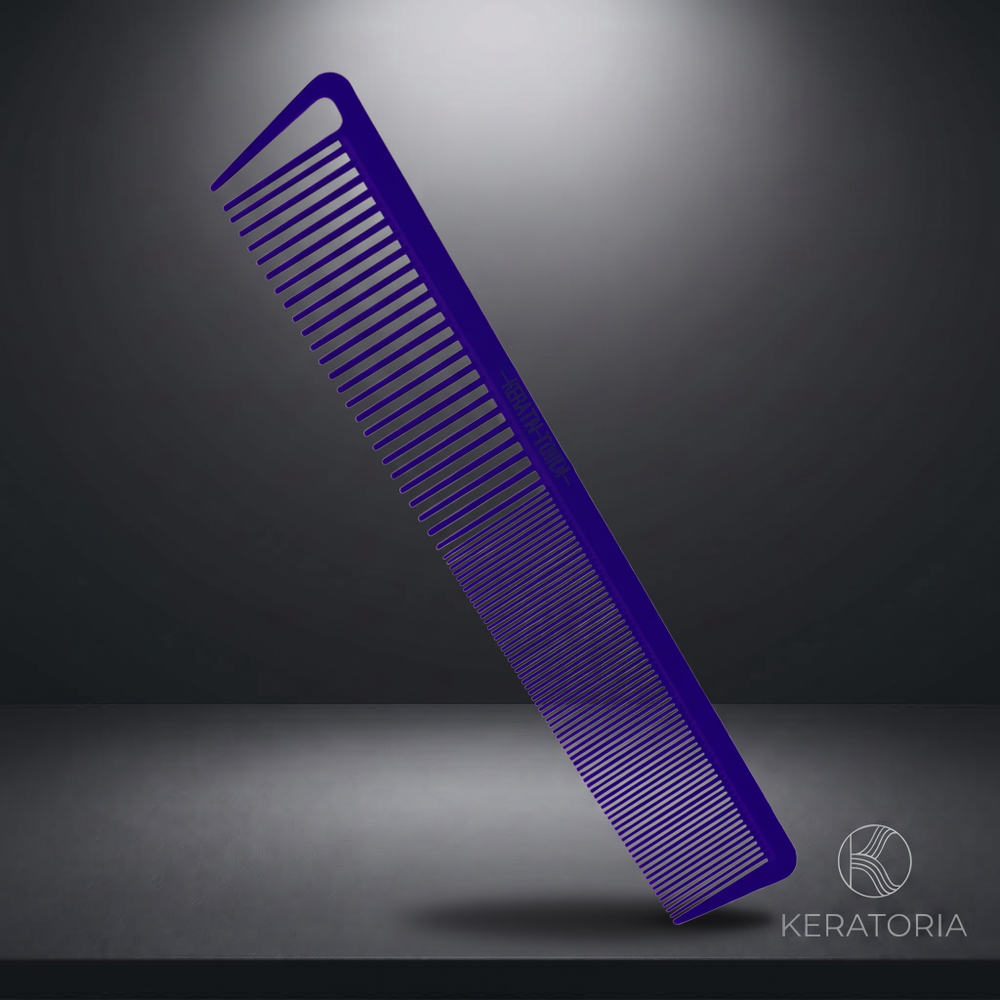 Расчёска карбоновая комбинированная Keratin Tools