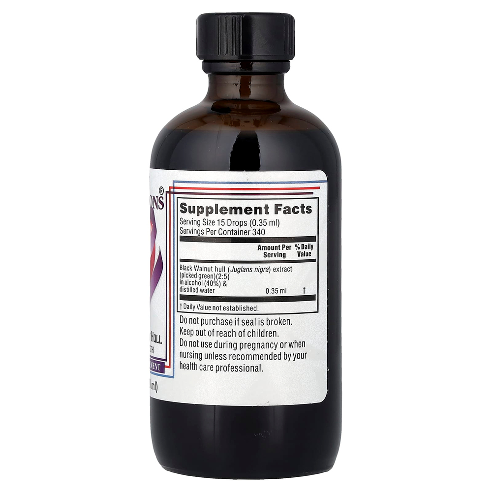 Kroeger Herb Co, New Danielen DiMe, скорлупа черного ореха, 120 мл (4 жидк. унции)