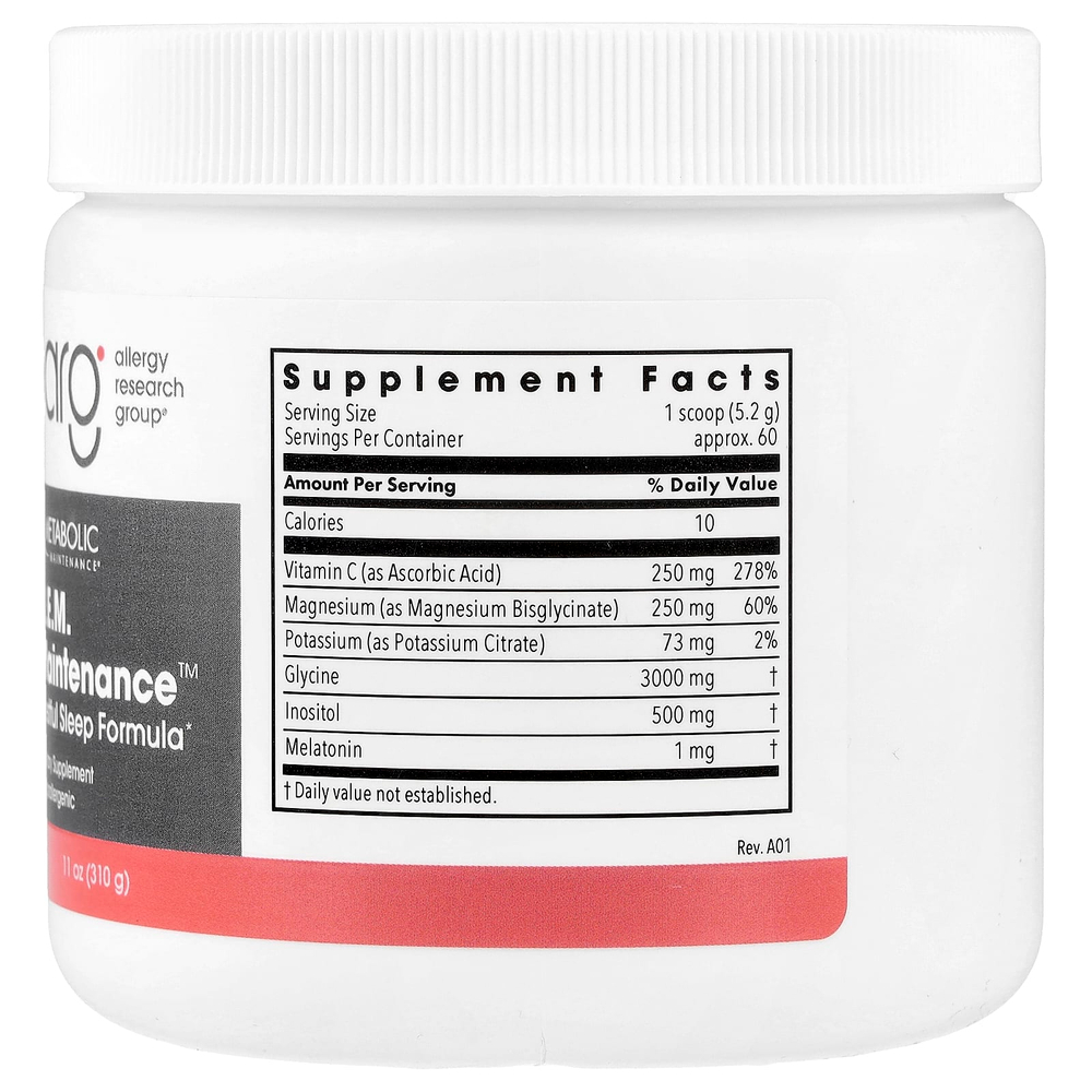 Metabolic Maintenance, REM Maintenance™, 310 г (11 унций)