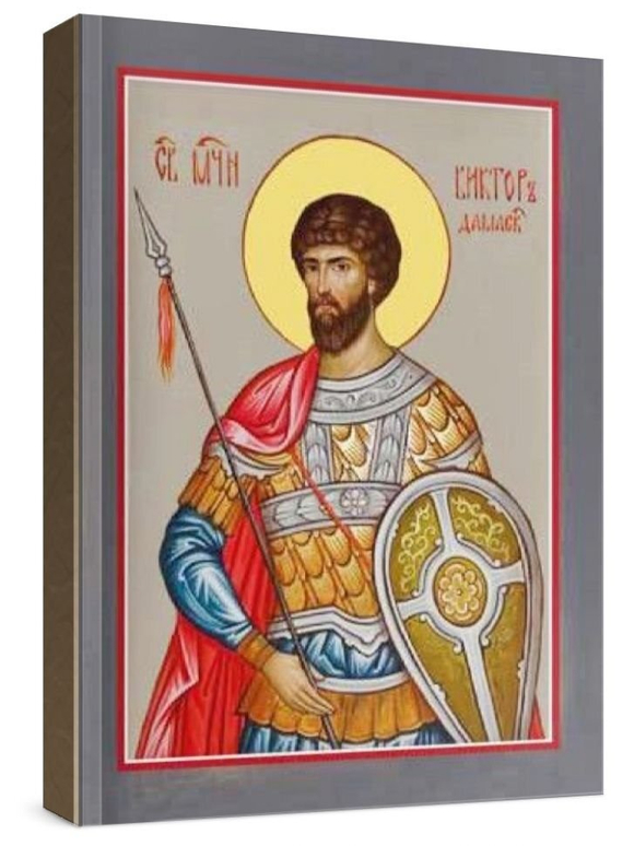 Виктор Дамасский (рукописная икона)