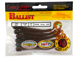 Твистеры съедобные LJ Pro Series BALLIST 4.0in (10,2 см), цв. PA16, 6 шт.