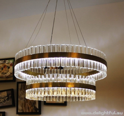 Люстра Saturno by Baroncelli ( 70+47 cm )